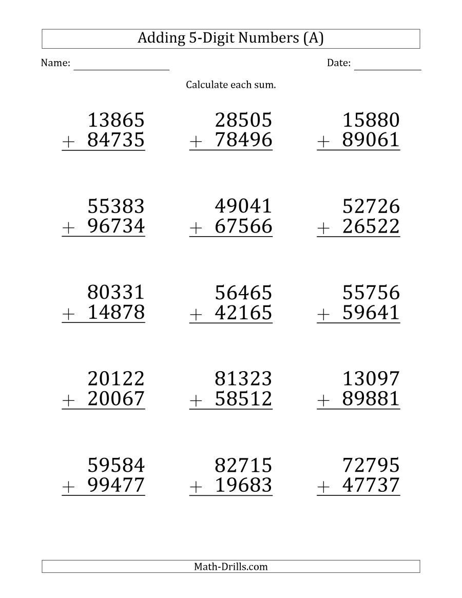 30 Math Worksheets 4 Digit Subtraction