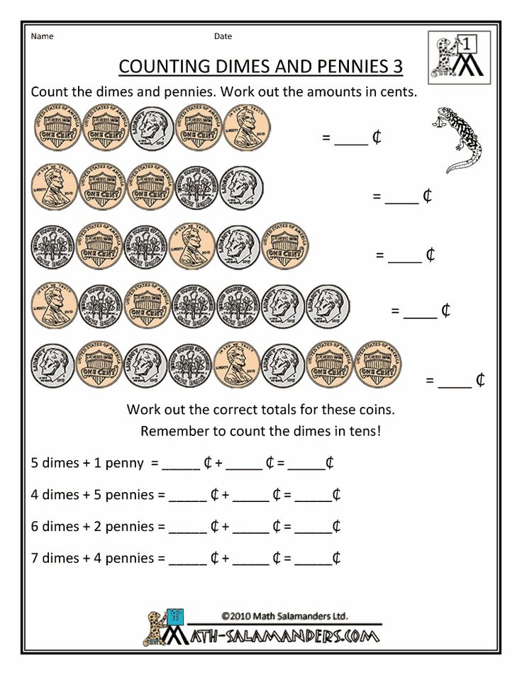 21 2Nd Grade Worksheets Free Printables Money