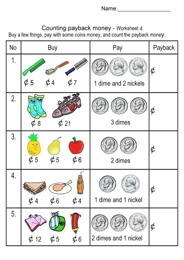 21 2Nd Grade Worksheets Free Printables Money
