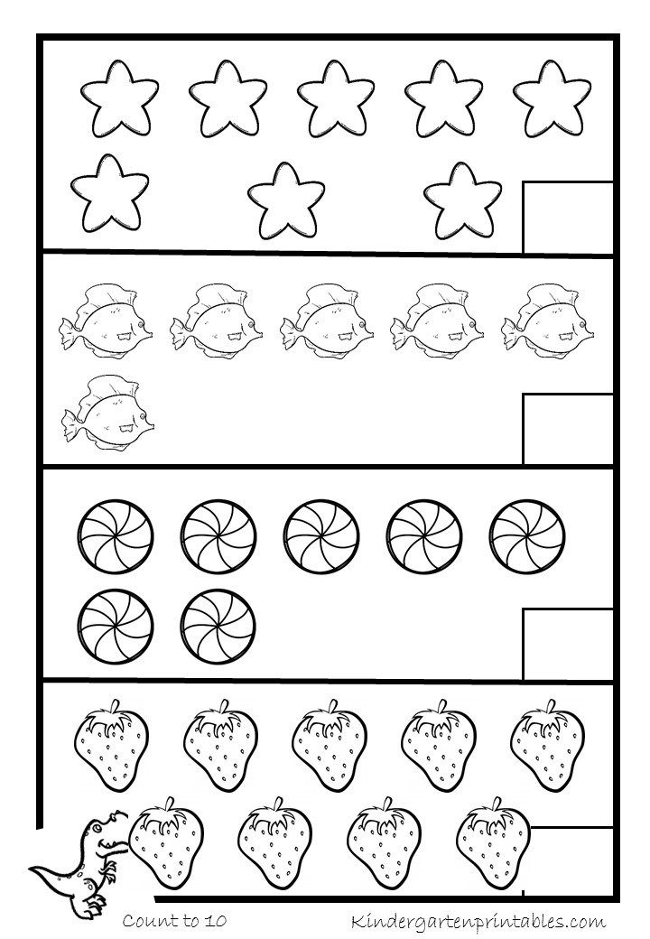 21 Preschool Math Worksheets Count And Write