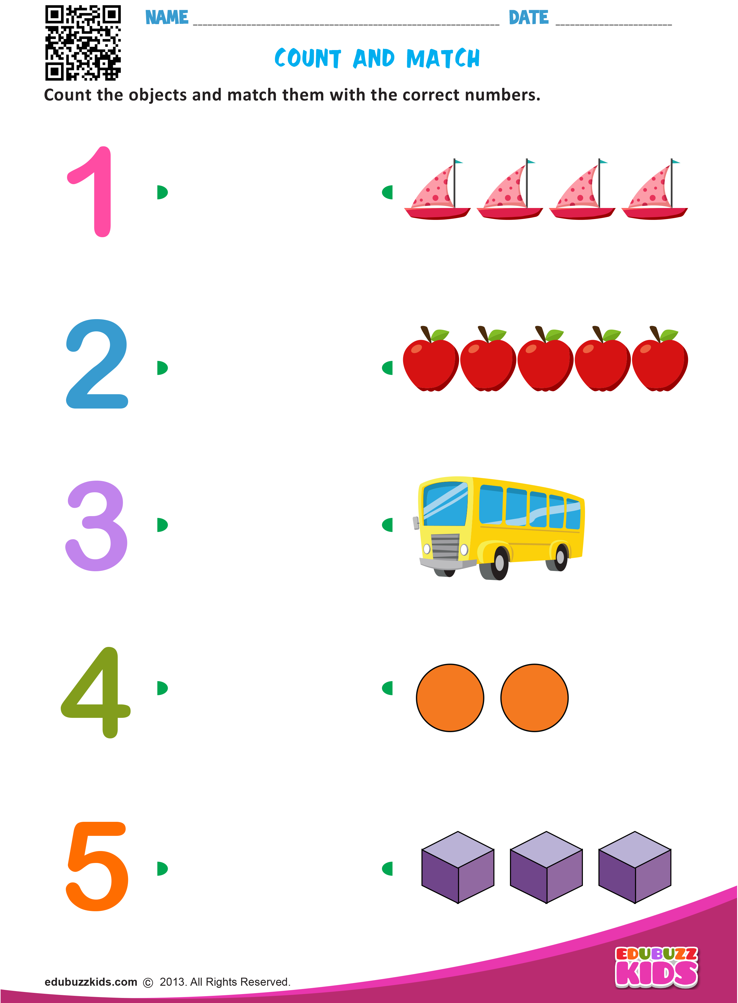 21 Preschool Math Worksheets Count And Write